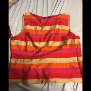 Nice silk Liz Claiborne tank style top it’s lined